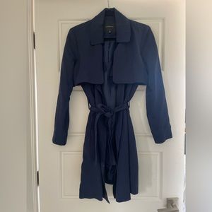 Banana Republic Trench coat, navy, size small